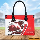NRL Personalized Women's Leather Handbag For Fan - Limited Edition