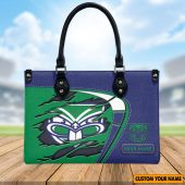 NRL Personalized Women's Leather Handbag For Fan - Limited Edition