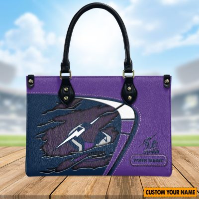 NRL Personalized Women's Leather Handbag For Fan - Limited Edition
