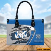 NRL Personalized Women's Leather Handbag For Fan - Limited Edition