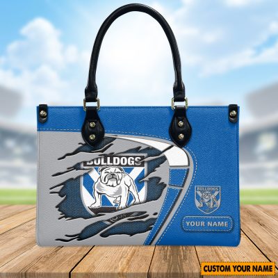 NRL Personalized Women's Leather Handbag For Fan - Limited Edition