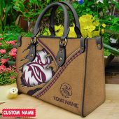 NRL Personalized Elegant Women's Leather Handbag For Fan - Limited Edi