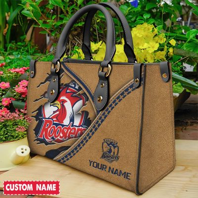 NRL Personalized Elegant Women's Leather Handbag For Fan - Limited Edi