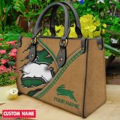 NRL Personalized Elegant Women's Leather Handbag For Fan - Limited Edi