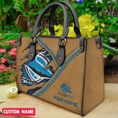 NRL Personalized Elegant Women's Leather Handbag For Fan - Limited Edi