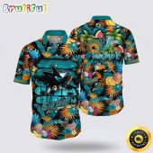 NHL San Jose Sharks Hawaiian Shirt With Tropical Fruits Summer Hawaiian Shirt