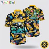 NHL Nashville Predators Hawaiian Shirt With Tropical Fruits Summer Hawaiian Shirt