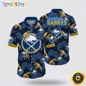 NHL Buffalo Sabres Hawaiian Shirt Tropical Motifs Summer Hawaiian Shirt