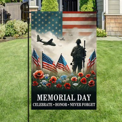 FLAGWIX Memorial Day Veteran Celebrate Honor Never Forget American Flag MLN2703F - Flagwix