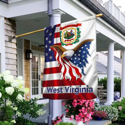 West Virginia Eagle Flag MLH1774Fv1 - Flagwix