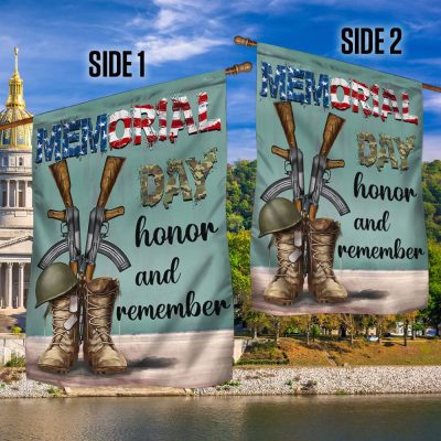 Memorial Day Flag Honor And Remember Veterans TQN1008F - Flagwix