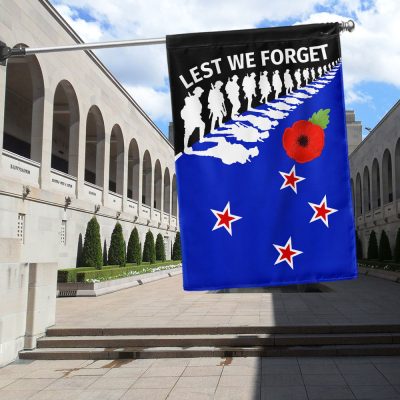 New Zealand Anzac Day Lest We Forget Flag MLN1154F - Flagwix New Zealand Anzac Day Lest We Forget Flag MLN1154F - Flagwix