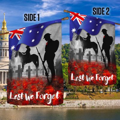 Australian Veteran Lest We Forget Anzac Day Australia Flag MLN1156F - Flagwix Australian Veteran Lest We Forget Anzac Day Australia Flag MLN1156F - Flagwix