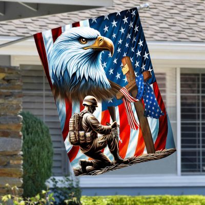 FLAGWIX Patriotic Eagle Veteran Memorial Day Flag MLN2793F FLAGWIX Patriotic Eagle Veteran Memorial Day Flag MLN2793F