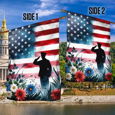 FLAGWIX Remembrance Of Fallen Veteran Memorial Day Flag TQN2576F - Flagwix