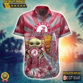 Alabama Crimson Tide Ncaa Baby Yoda Hawaiian Shirt 2.jpg - demo10