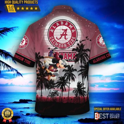 Alabama Crimson Tide NCAA Disney Hawaiian Shirt Outfit Men Youth Gifts For Dad - Best Seller Shirts Design In Usa