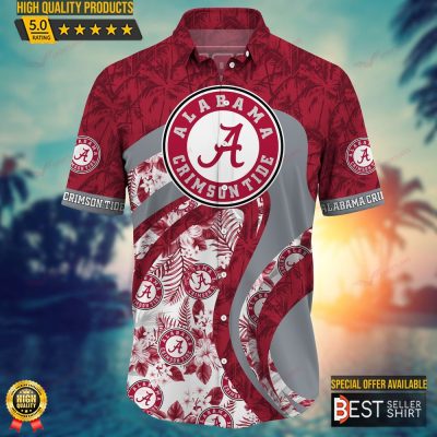 Alabama Crimson Tide NCAA Hawaiian Red Outfit Men Youth Gifts For Dad - Best Seller Shirts Design In Usa