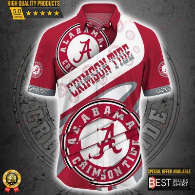 Alabama Crimson Tide NCAA Hawaiian Shirt Outfit Men Youth Gifts For Him - Best Seller Shirts Design In Usa