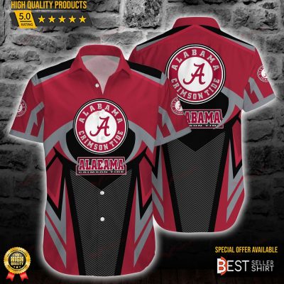 Alabama Crimson Tide NCAA Hawaiian Shirt and Short Outfit Men Youth Gifts For Dad - Best Seller Shirts Design In Usa