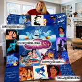 Aladdin Disney Plush Baby Blanket