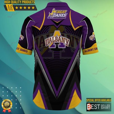Albany Great Danes NCAA Hawaiian Shirts Outfit Men Youth Gifts For Dad - Best Seller Shirts Design In Usa