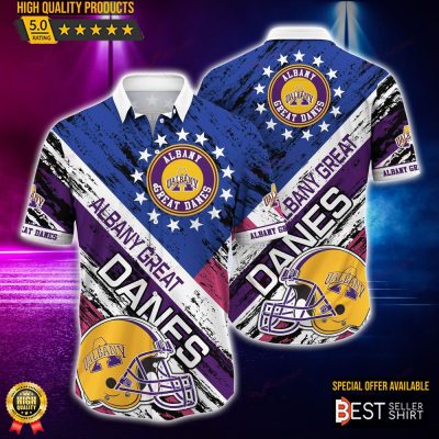 Albany Great Danes NCAA Vintage Hawaiian Shirt Men Youth Gifts For Dad - Best Seller Shirts Design In Usa