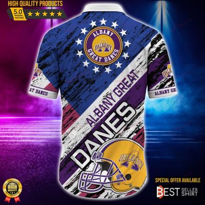 Albany Great Danes NCAA Vintage Hawaiian Shirt Men Youth Gifts For Dad - Best Seller Shirts Design In Usa