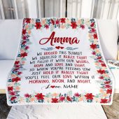 Amma Blanket From Grandkids Grandson Granddaughter We Hugged This Blanket Personalized Blanket For Mom Mother S Day Gifts Blanket 2 Pkbm9w.jpg - demo10