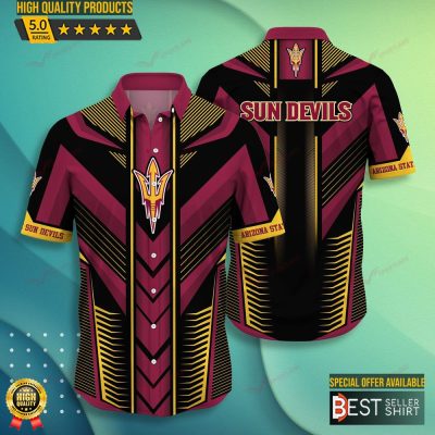Arizona State Sun Devils NCAA Hawaiian Shirt Men Youth Gifts For Dad - Best Seller Shirts Design In Usa