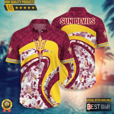 Arizona State Sun Devils NCAA Hawaiian Shirt Outfit Men Gifts Dad - Best Seller Shirts Design In Usa