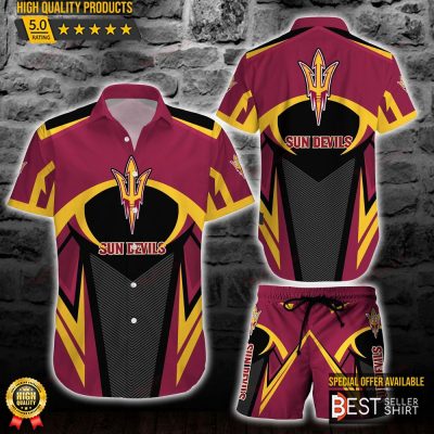 Arizona State Sun Devils NCAA Hawaiian Shirt and Short - Best Seller Shirts Design In Usa