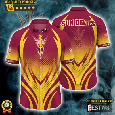 Arizona State Sun Devils NCAA Hawaiian Shirts Men Gifts For Dad - Best Seller Shirts Design In Usa