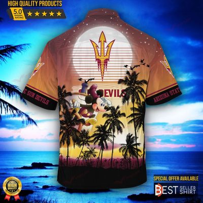 Arizona State Sun Devils NCAA Logo Hawaiian Shirt - Best Seller Shirts Design In Usa