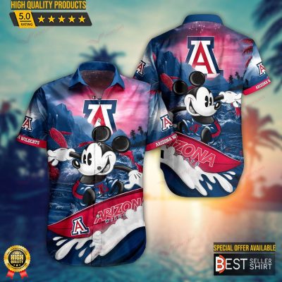 Arizona Wildcats Mickey NCAA Disney Hawaiian Shirt Outfit Men Gifts Dad - Best Seller Shirts Design In Usa