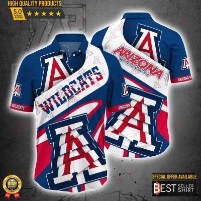 Arizona Wildcats NCAA Hawaiian Shirt Men Outfit - Best Seller Shirts Design In Usa