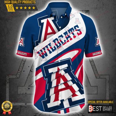 Arizona Wildcats NCAA Hawaiian Shirt Men Outfit - Best Seller Shirts Design In Usa