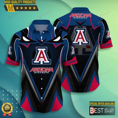 Arizona Wildcats NCAA Hawaiian Shirt Outfit Men Gifts Dad Logo - Best Seller Shirts Design In Usa