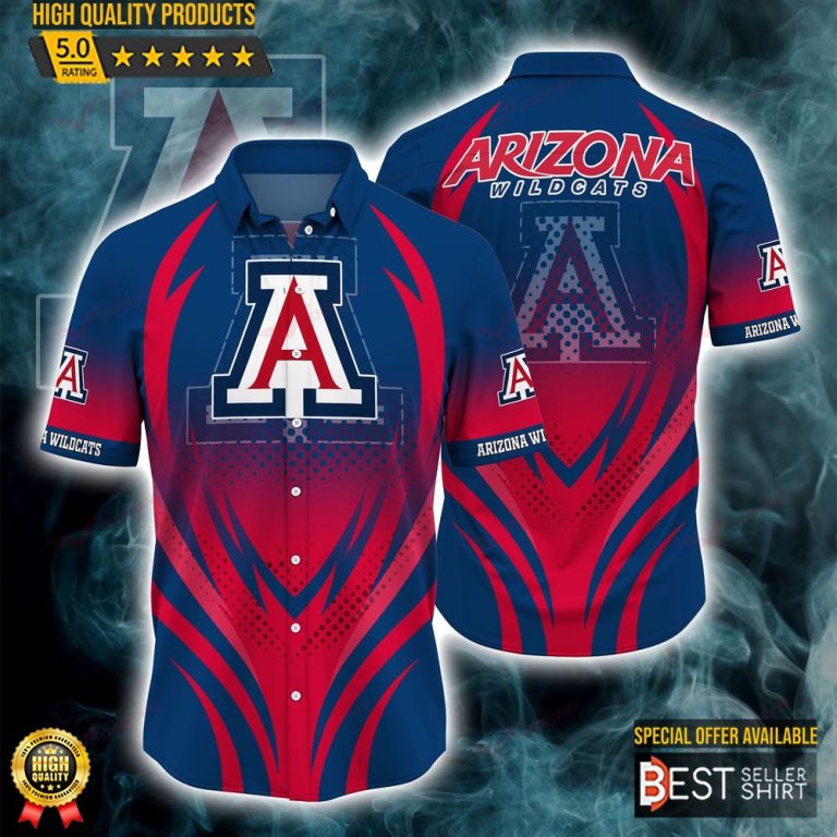 Arizona Wildcats NCAA Hawaiian Shirt Youth Men Gifts Dad - Best Seller Shirts Design In Usa