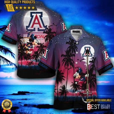 Arizona Wildcats NCAA Logo Hawaiian Shirt Outfit Men Gifts Dad - Best Seller Shirts Design In Usa