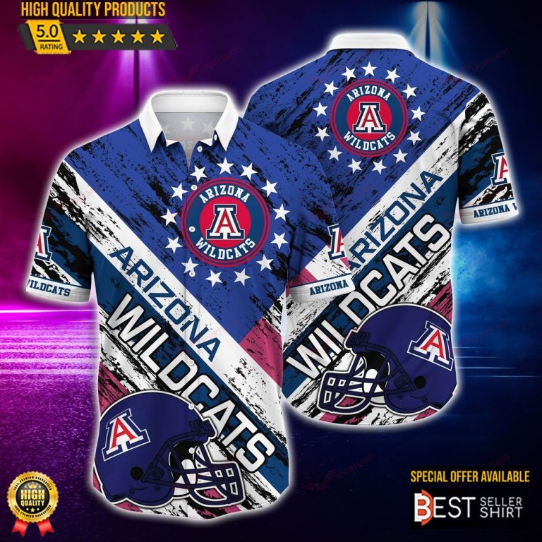 Arizona Wildcats Shirt NCAA Hawaiian Shirt Outfit Men Gifts Dad - Best Seller Shirts Design In Usa