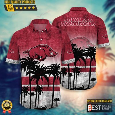 Arkansas Razorbacks Mascot NCAA Hawaiian Shirt For Men - Best Seller Shirts Design In Usa