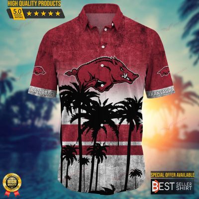 Arkansas Razorbacks Mascot NCAA Hawaiian Shirt For Men - Best Seller Shirts Design In Usa