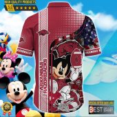 Arkansas Razorbacks Mascot Ncaa Mickey Disney Hawaiian Shirt 2.jpg - demo10