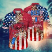 Arkansas Razorbacks NCAA Aloha Hawaiian Shirt 3, NCAA Hawaiian Shirt