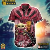 Arkansas Razorbacks Ncaa Baby Yoda Star Wars Hawaiian Shirt 2.jpg - demo10