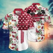 Arkansas Razorbacks NCAA Flower Aloha Hawaiian Shirt 8, NCAA Hawaiian Shirt