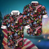 Arkansas Razorbacks NCAA Flower Aloha Hawaiian Shirt 10, NCAA Hawaiian Shirt