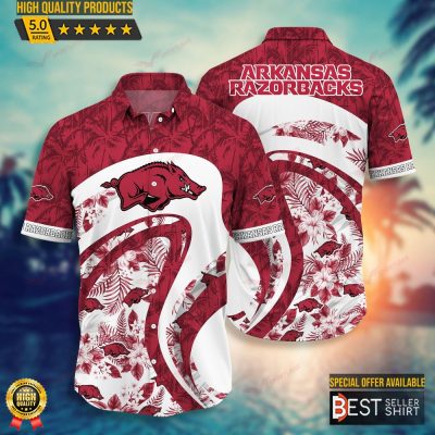 Arkansas Razorbacks NCAA Hawaiian Shirt For Men - Best Seller Shirts Design In Usa