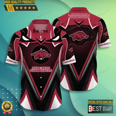 Arkansas Razorbacks NCAA Hawaiian Shirts - Best Seller Shirts Design In Usa